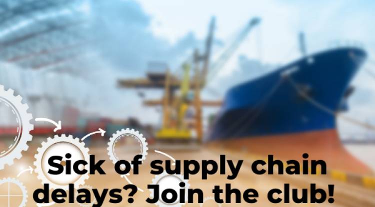 Sick of supply chain delays? Join the club!